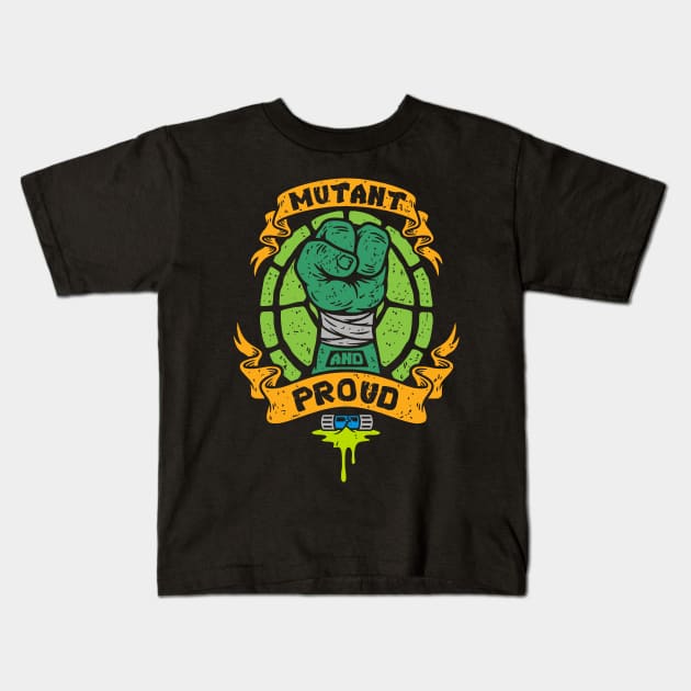 Mutant And Proud Kids T-Shirt by Vault Emporium